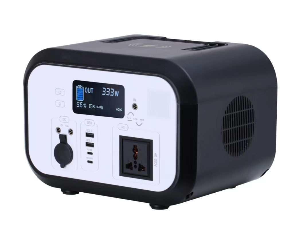 Power Outdoor - เครื่องกำเนิดไฟฟ้าพกพาสำหรับใช้งานกลางแจ้ง 600W 1200W 1500W แหล่งจ่ายไฟสำรองสำหรับบ้าน ระบบชาร์จไฟ