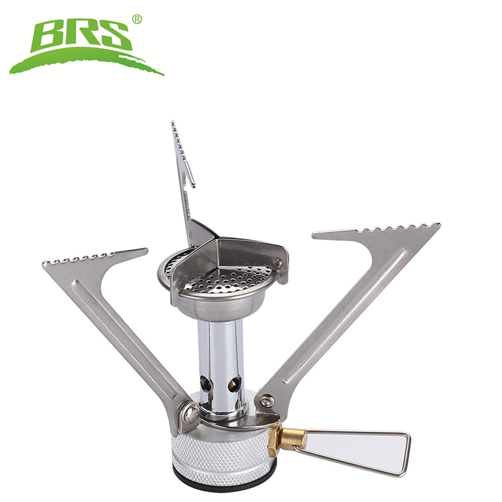 Outdoor Power Heater - BRS เตาแคมป์กลางแจ้งแบบพกพา Mini Kompor Gas ทองแดง