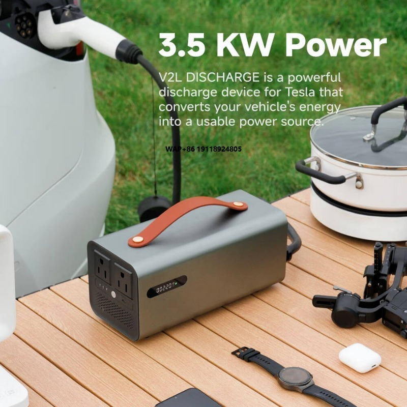 Power Outdoor - สถานีจ่ายไฟ NACS V2L ขนาด 3.5 กิโลวัตต์