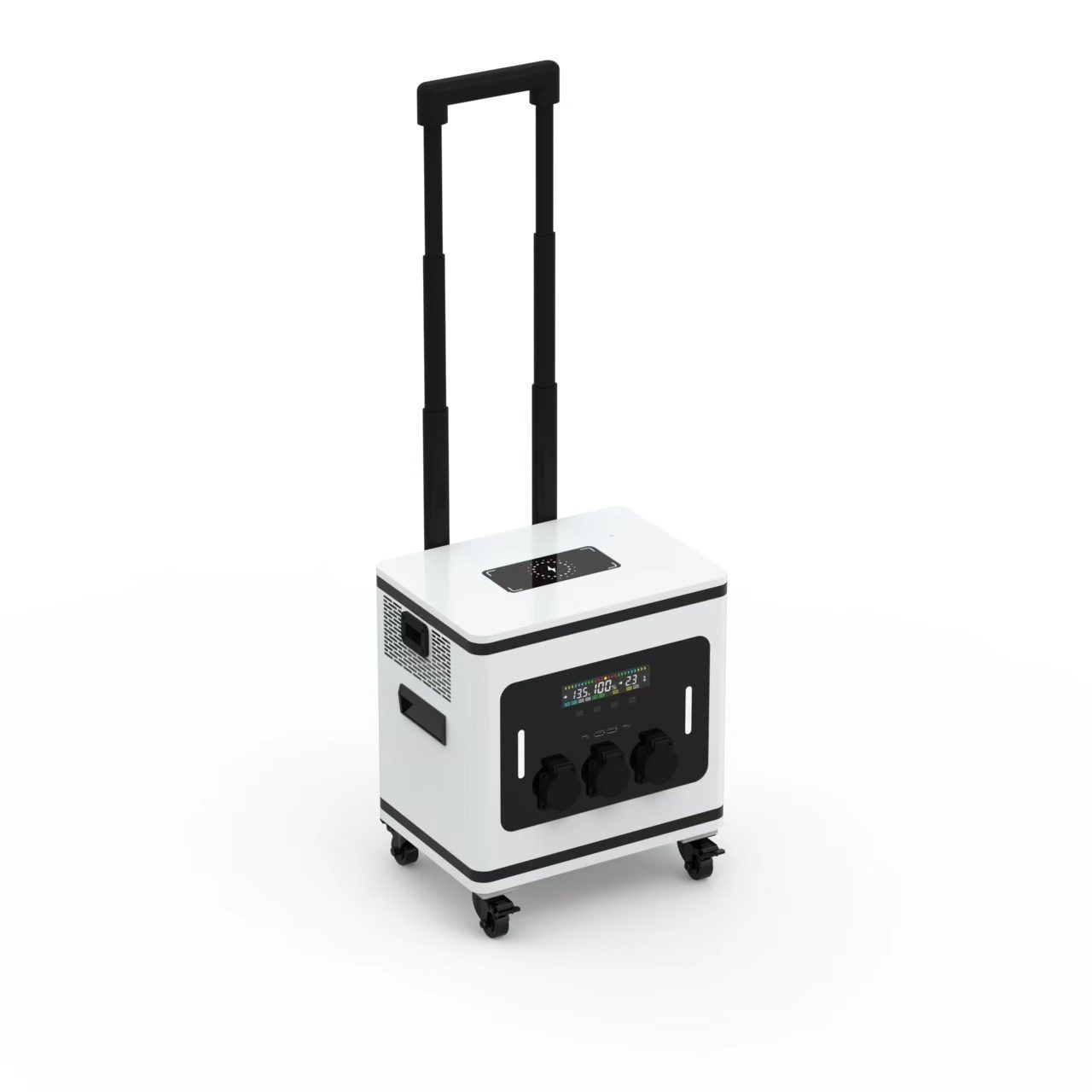 Power Outdoor - แบตเตอรี่ลิเธียมไอออน แหล่งจ่ายไฟเคลื่อนที่กลางแจ้ง 220v ความจุขนาดใหญ่ พกพาสะดวก กำลังไฟสูง