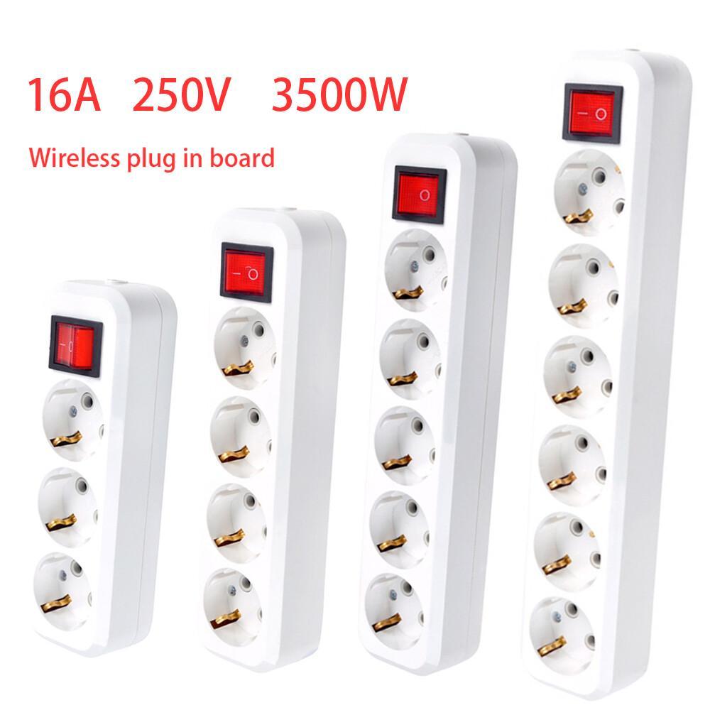 Outdoor Power Outlet - ปลั๊กไฟฟ้ากระแสสลับไร้สายพร้อมสวิตช์เปิด/ปิดสำนักงานบ้านที่ชาร์จติดผนังอะแดปเตอร์มาตรฐานยุโรป4/5กริด
