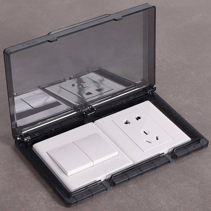 Outdoor Power Hub - 86ประเภท2-Gang กลางแจ้ง Outlet ครัวเรือน26มม.กำลังไฟฟ้า Receptacle Protector