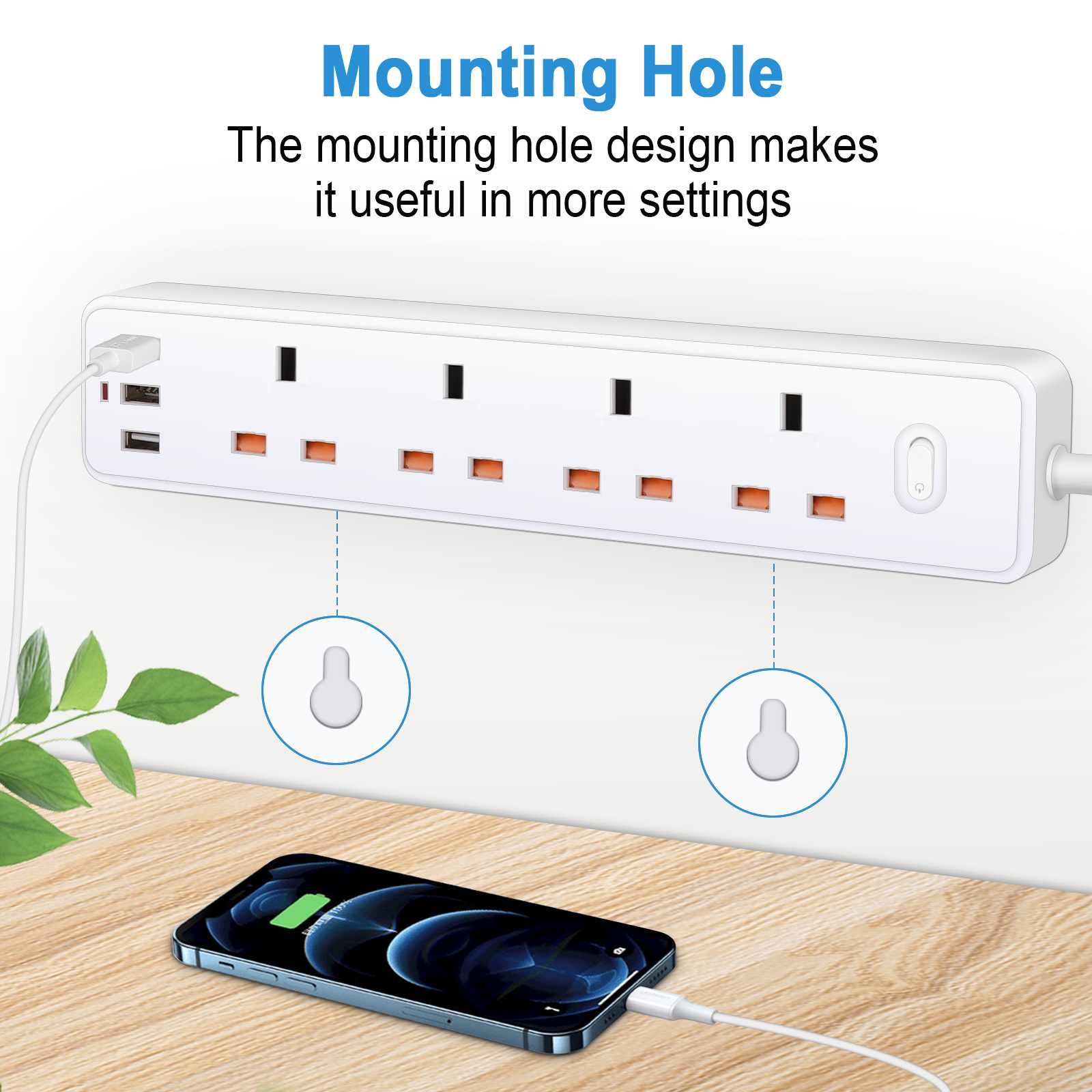 Power Strip ซ็อกเก็ตไฟฟ้า UK ข - Outdoor Power Outlet บทวิจารณ์และราคา