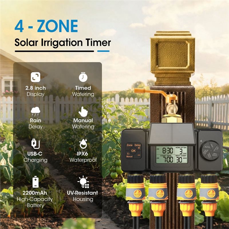 VELIF-BSP3/4 ตัวตั้งเวลาการรดน - Power Zone Outdoor Timer บทวิจารณ์และราคา