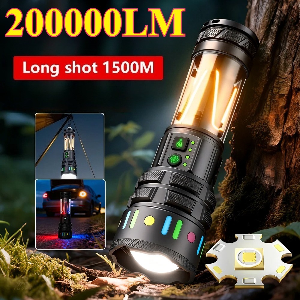 ไฟฉาย LED สว่างพิเศษทรงพลัง ชา - Outdoor Power Bank บทวิจารณ์และราคา