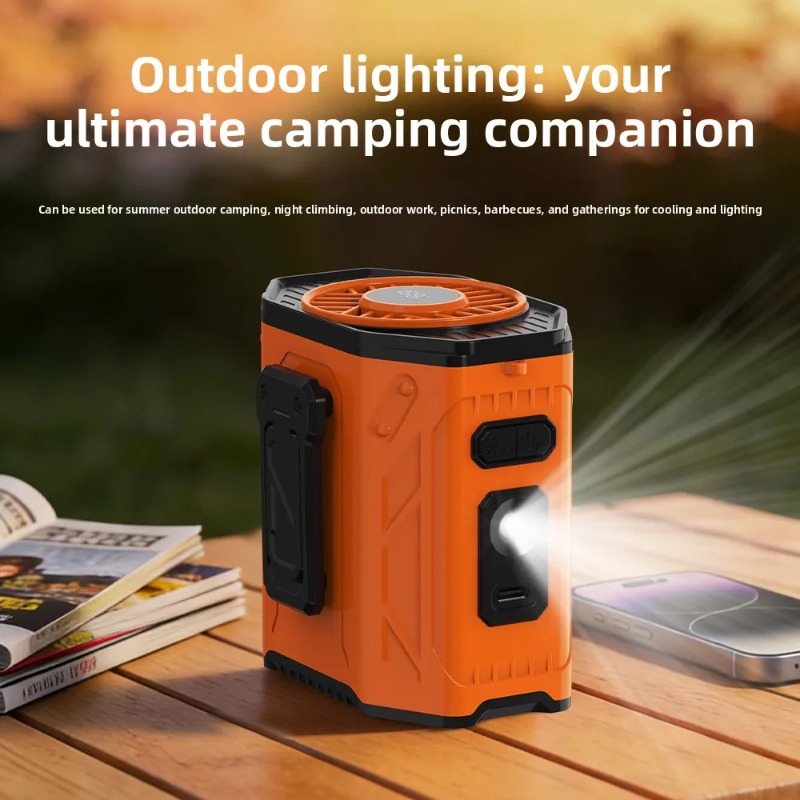 พัดลมคล้องคอแบบพกพาสำหรับงานกล - Outdoor Power Bank บทวิจารณ์และราคา