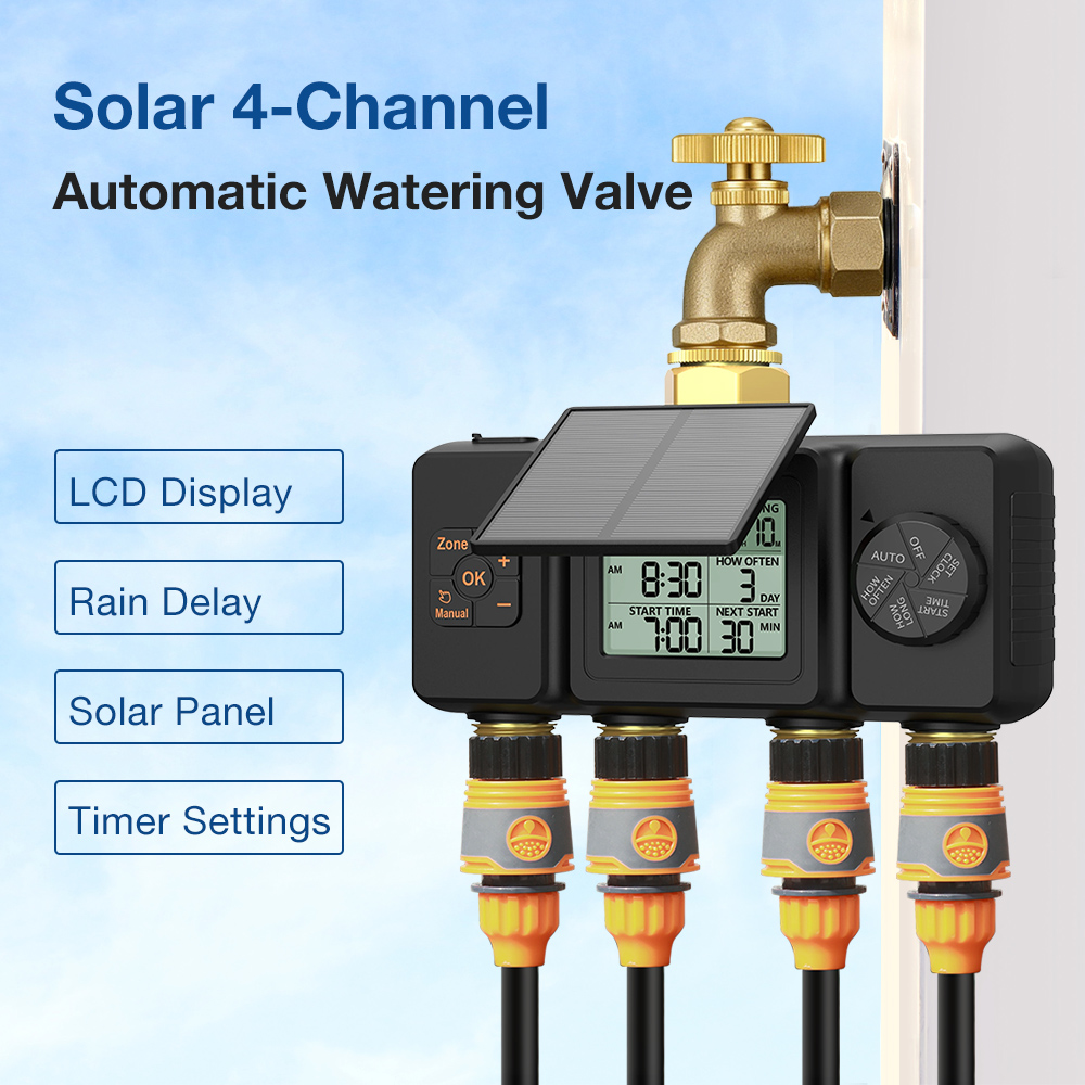 ตัวตั้งเวลาการรดน้ำพลังงานแสงอ - Power Zone Outdoor Timer บทวิจารณ์และราคา