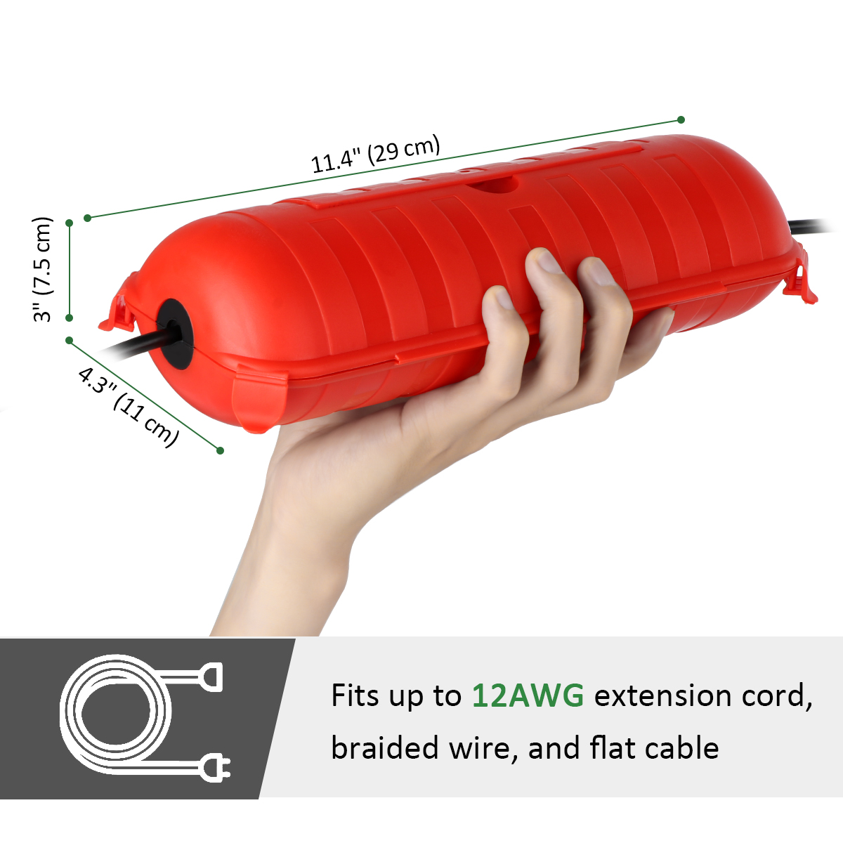 กล่องต่อสายไฟกันน้ำกลางแจ้ง IP - Outdoor Power Box Cover บทวิจารณ์และราคา