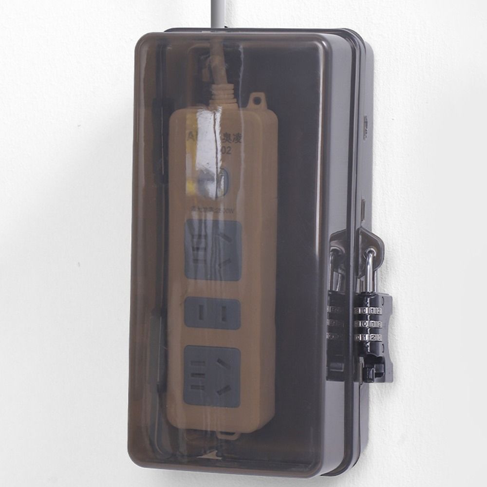 กล่องปลั๊กพลาสติกทนทาน ป้องกัน - Outdoor Power Box Cover บทวิจารณ์และราคา