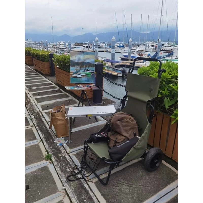 เก้าอี้พับได้แบบพกพาสำหรับแคมป - Outdoor Power Recliner บทวิจารณ์และราคา