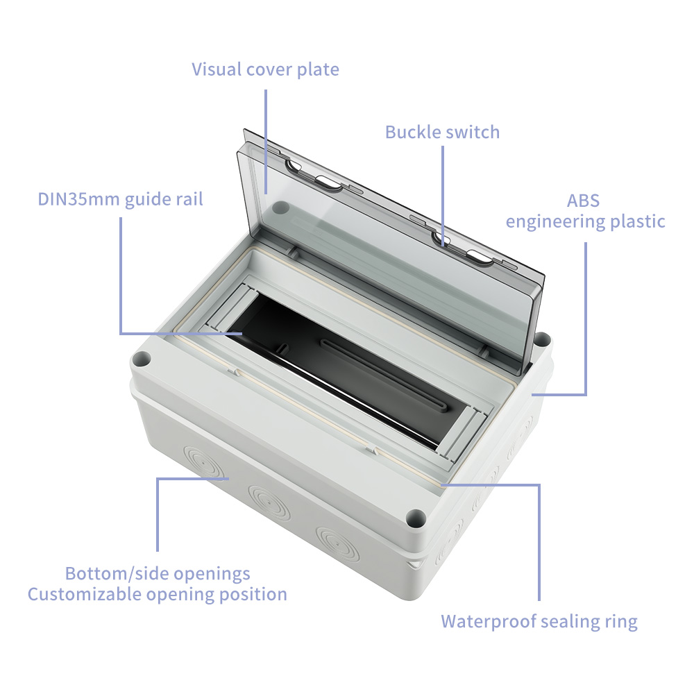 กล่องกระจายไฟฟ้ากันน้ำ HT-5/8/ - Outdoor Power Box Cover บทวิจารณ์และราคา