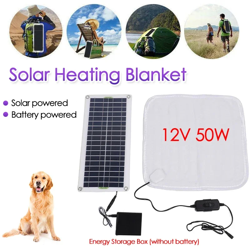 12V 50W แผงพลังงานแสงอาทิตย์ไฟ - Outdoor Power Heater บทวิจารณ์และราคา