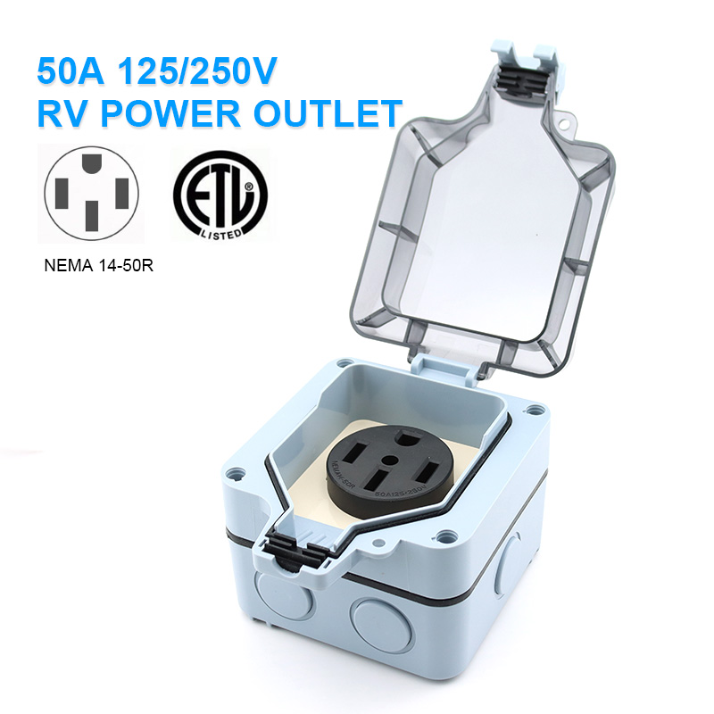 กล่องปลั๊กไฟกลางแจ้งกันน้ำ IP6 - Outdoor Power Outlet บทวิจารณ์และราคา