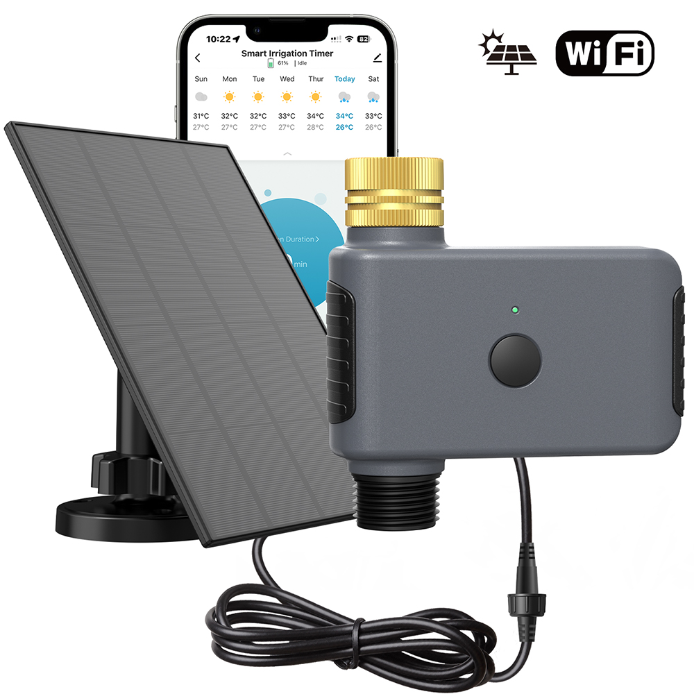 ตัวตั้งเวลาการรดน้ำพลังงานแสงอ - Power Zone Outdoor Timer บทวิจารณ์และราคา