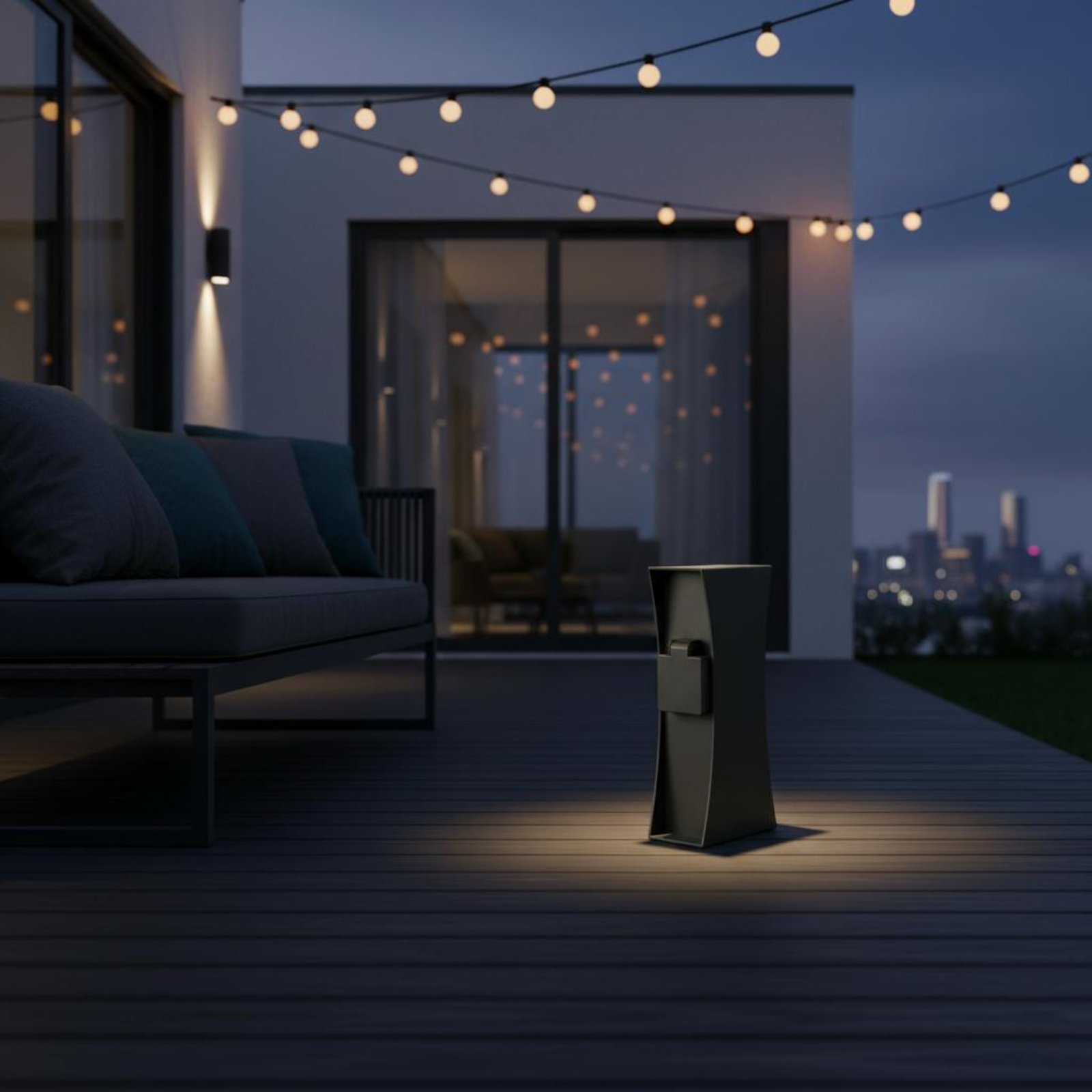 ปลั๊กไฟกลางแจ้งแบบติดตั้งง่าย  - Outdoor Power Pedestal บทวิจารณ์และราคา