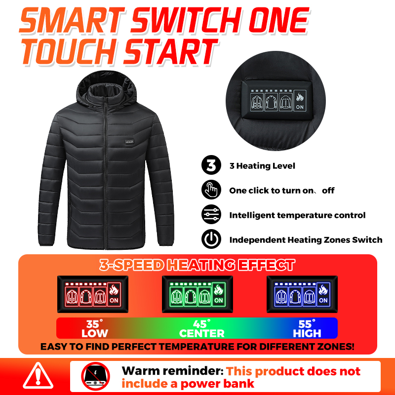 เสื้อแจ็คเก็ตให้ความร้อน 26 โซ - Outdoor Power Heater บทวิจารณ์และราคา
