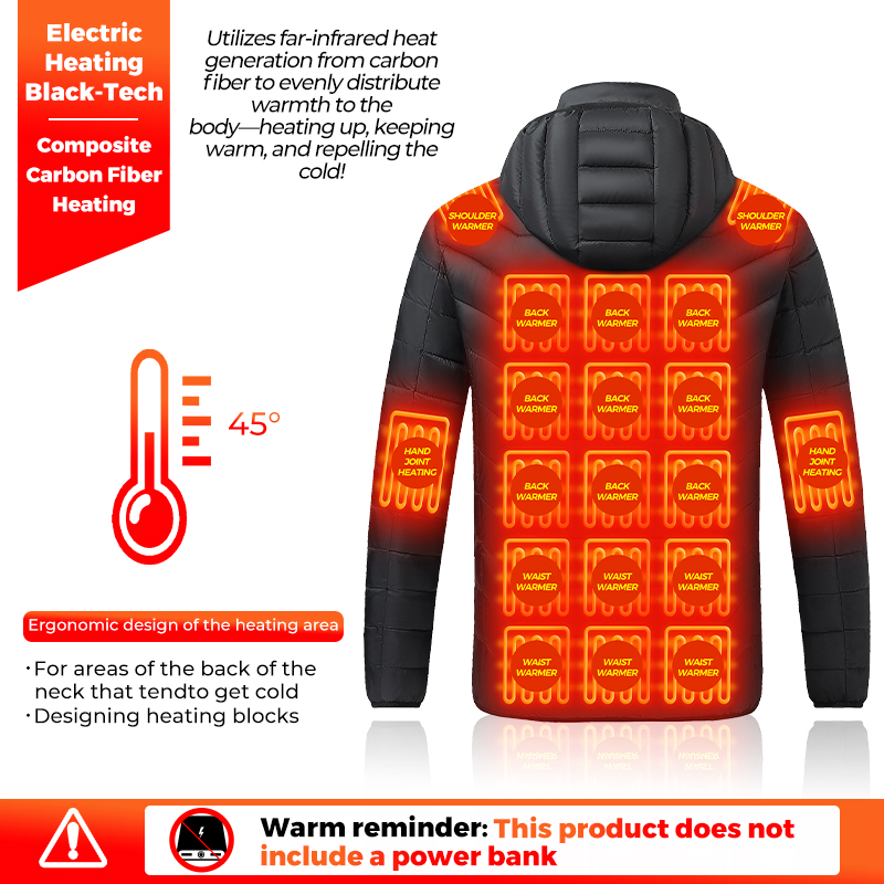 เสื้อแจ็คเก็ตให้ความร้อน 26 โซ - Outdoor Power Heater บทวิจารณ์และราคา