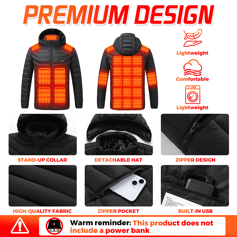 เสื้อแจ็คเก็ตให้ความร้อน 26 โซ - Outdoor Power Heater บทวิจารณ์และราคา