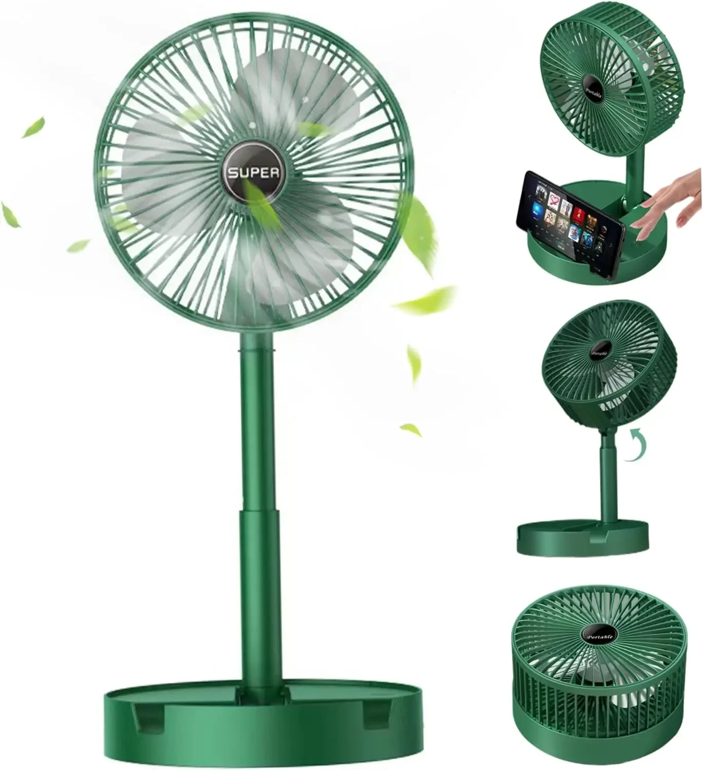 พัดลมไฟฟ้าแบบพับได้ USB พัดลมล - Outdoor Power Pedestal บทวิจารณ์และราคา